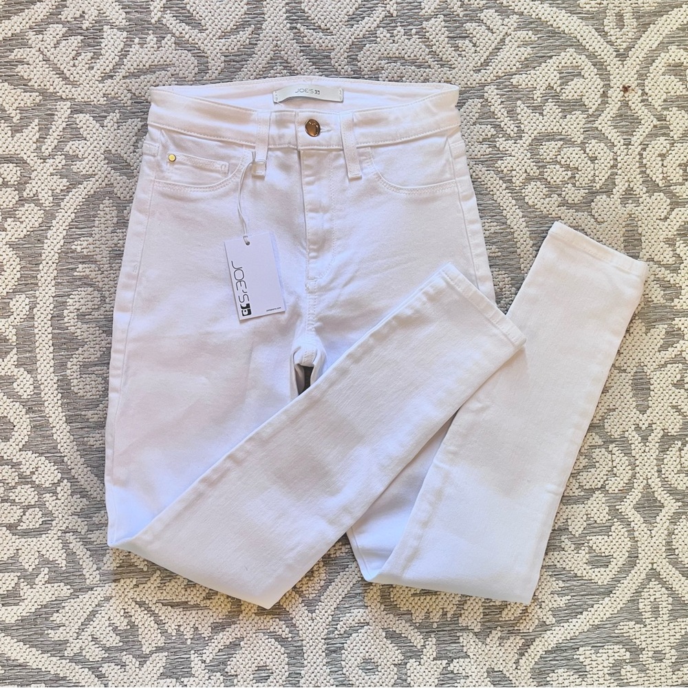 Joe's Jeans High Rise White Denim